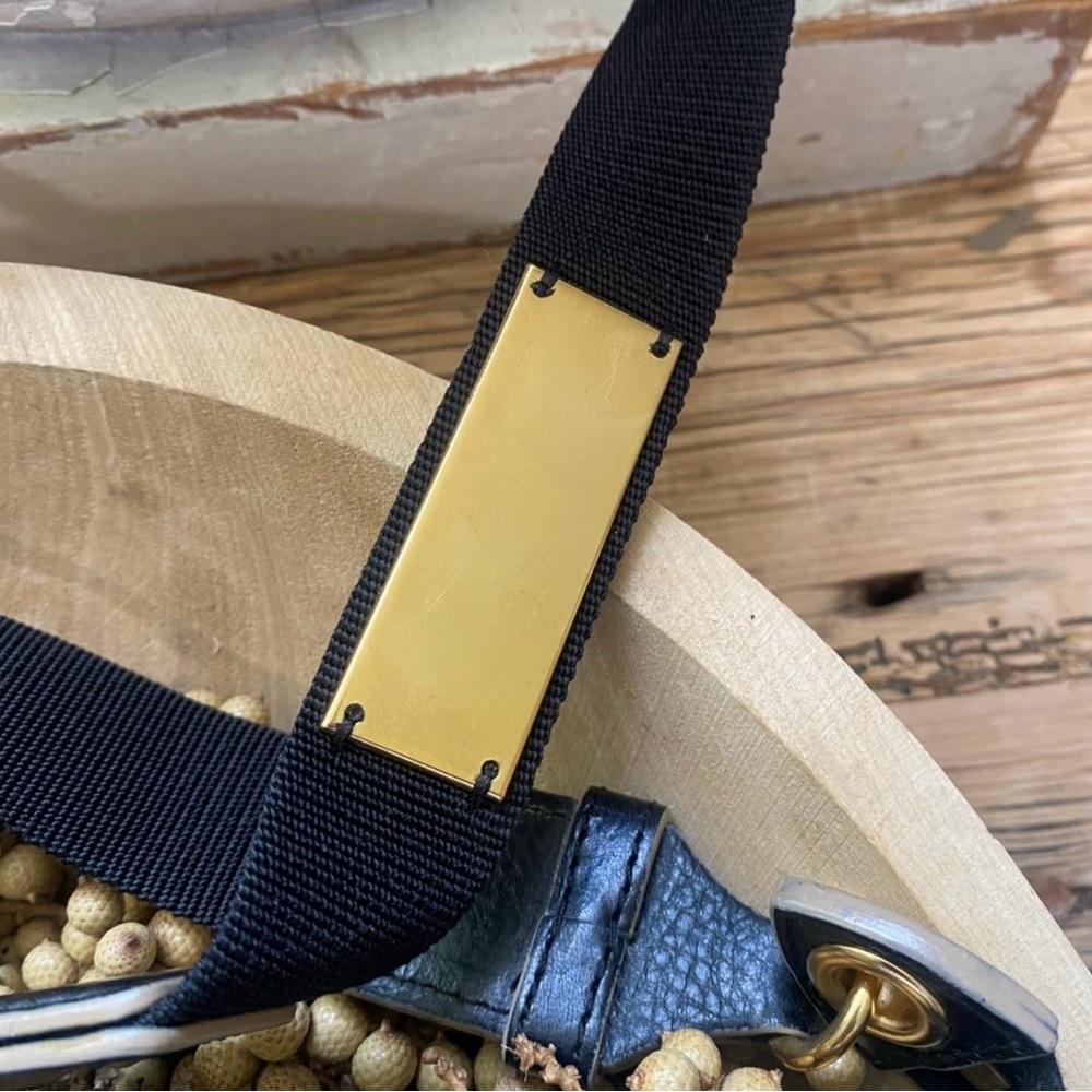 Authentic Rare Marc Jacobs Black/Gold Continental Wallet with Shoulder Strap - Picture 8 of 14